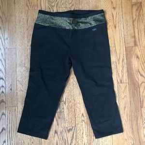 Victoria’s Secret (VSX) gold sparkle leggings
